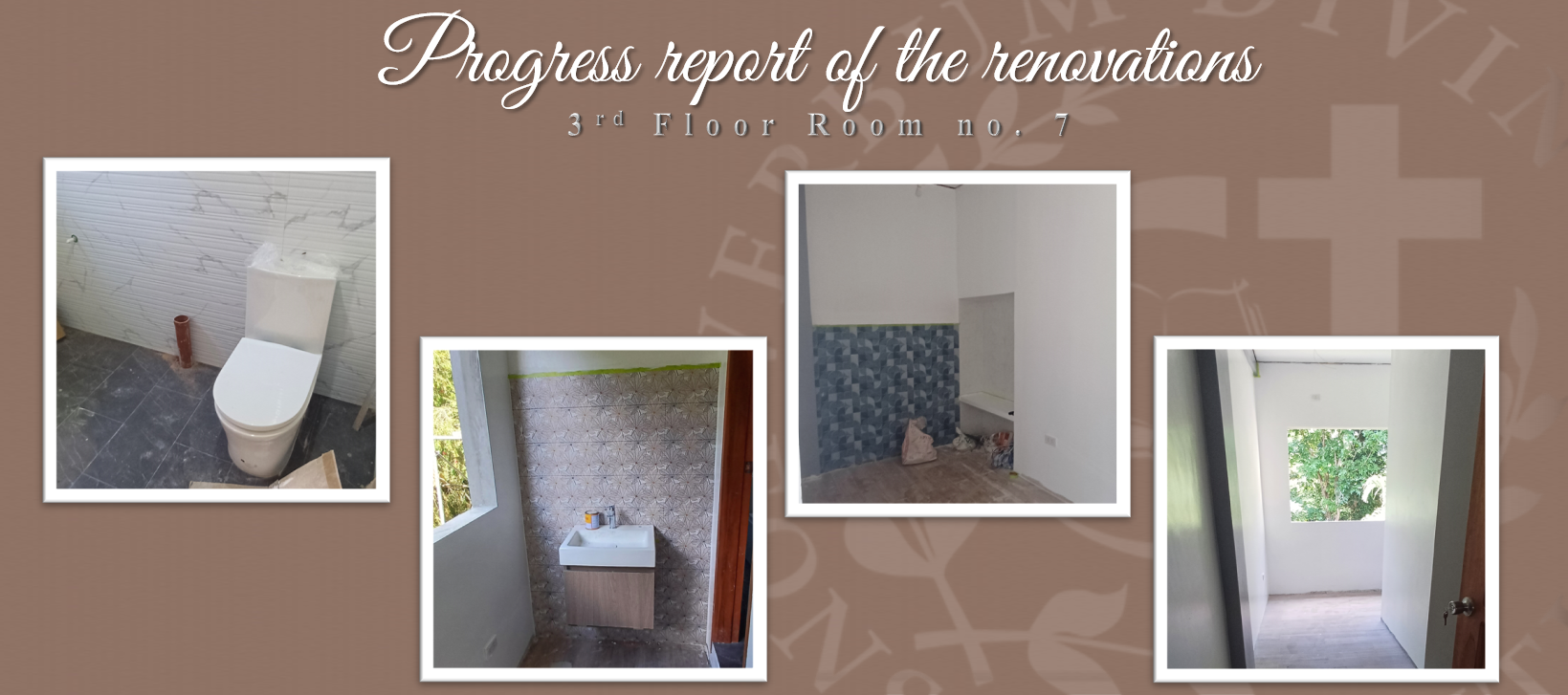 Progress report on the Renovations (3rd Floor Room no. 7)